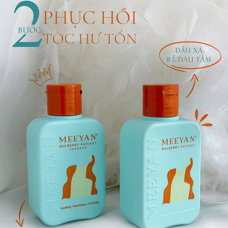 Sỉ combo Dầu Gội Xả Rễ Dâu Tằm Meeyan Mini 8 Sỉ combo Dầu Gội Xả Rễ Dâu Tằm Meeyan Mini