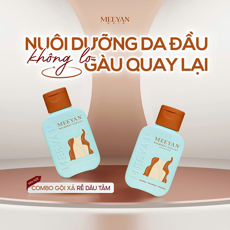 24967_z5767612123313-f953f18de082c0992fb1b9fb36672e02_20240826165854-1.jpg Combo Dầu Gội Xả Rễ Dâu Tằm Meeyan Mini - 8938534672368