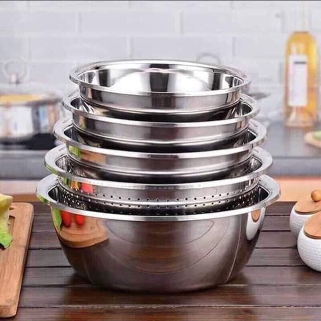 24971_c93e428f08f5fd7c50d4f57098bc3e95_20240827121253-3.jpg Bộ 5 Thau Rổ Inox 304 Cao Cấp - B5TRIN01
