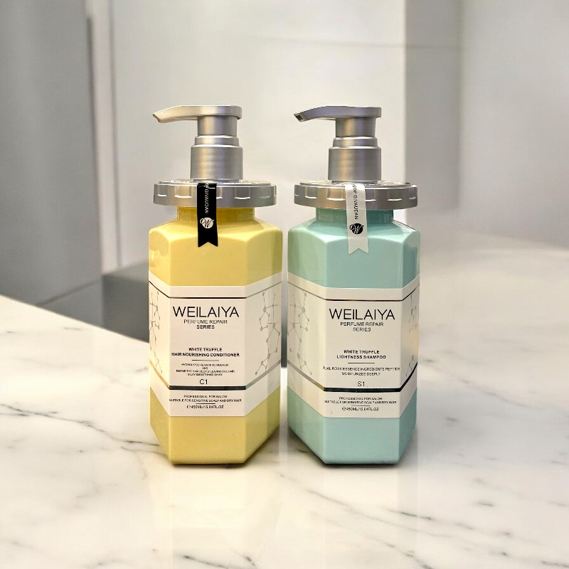 25016_featured_hinh-phu-1-photoroom_20240907180604 Combo Dầu Gội Và Dầu Xả Phục Hồi Hương Nước Hoa Perfume Repair Series Weilaiya 450ml - Tặng Set Gội Xả Mini