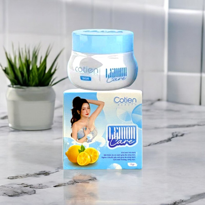 Kem Thâm Nách Lemon Care Màu Xanh Cotien Beauty Phiên Bản Mới 5 Kem Thâm Nách Lemon Care Màu Xanh Cotien Beauty Phiên Bản Mới