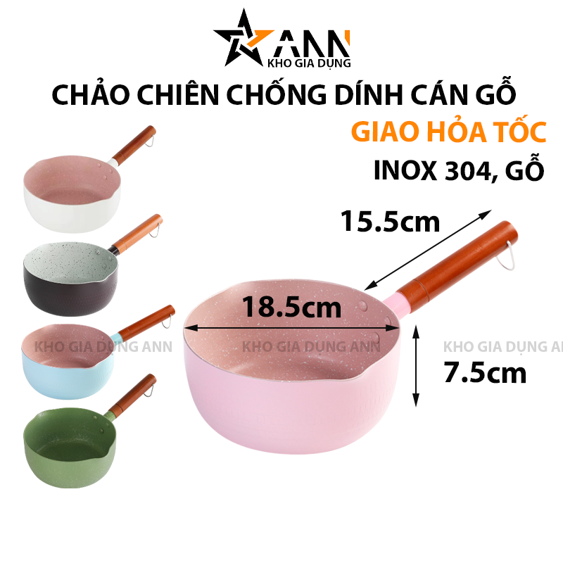 25142_168_20250320103821-1.png Chảo Chống Dính Tráng Men Cán Gỗ Nhiều Màu 18.5x7.5cm - CCCDCG01