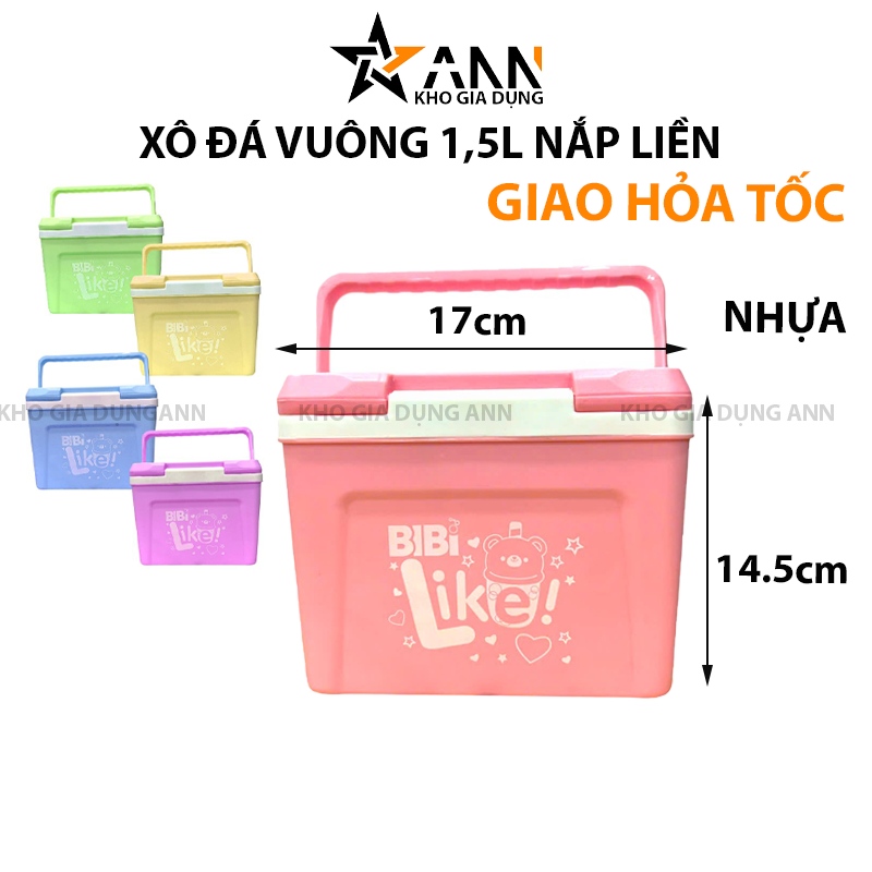 25161_180_20250320111002-1.png Thùng Đá Vuông Giữ Nhiệt Bibi Nắp Liền 1.5L 17x14.5x13cm - TDVGNBIBI01