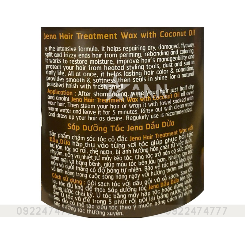 25168_aa-photoroom_20240922140728-1.jpg Kem Ủ Tóc Dừa Jena Hair Treatment Wax With Coconut Oil 500gr - 8855720003860