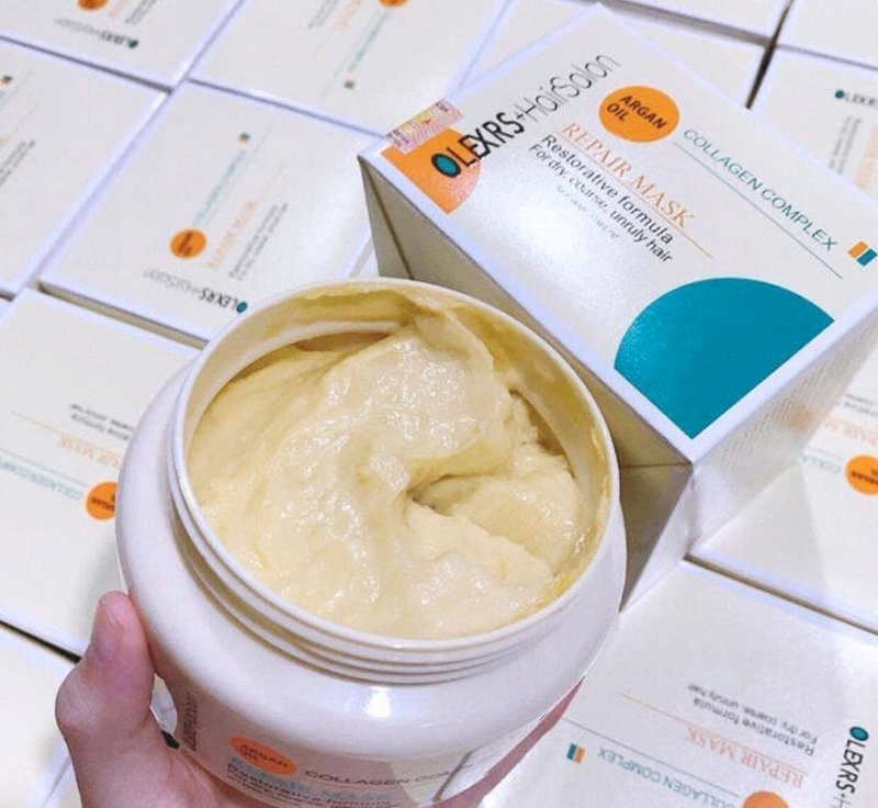 25169_0da4624ffbda63a580c096dae064a6f3-jpg-720x720q80_20240923091058-2.png Kem Ủ Tóc Olexrs Hair Salon Collagen Complex Repair Mask 500ml - 5060808885242