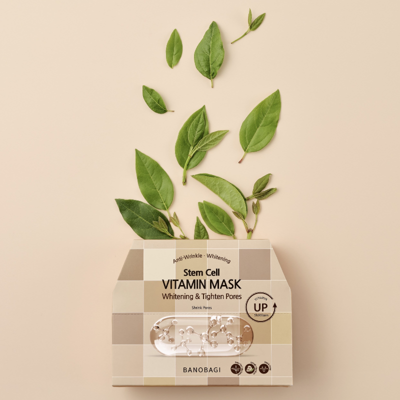 Mặt Nạ Banobagi Màu Vàng Stem Cell Vitamin Mask Whitening Tighten Pores Hộp 10 Miếng 6 Mặt Nạ Banobagi Màu Vàng Stem Cell Vitamin Mask Whitening Tighten Pores Hộp 10 Miếng