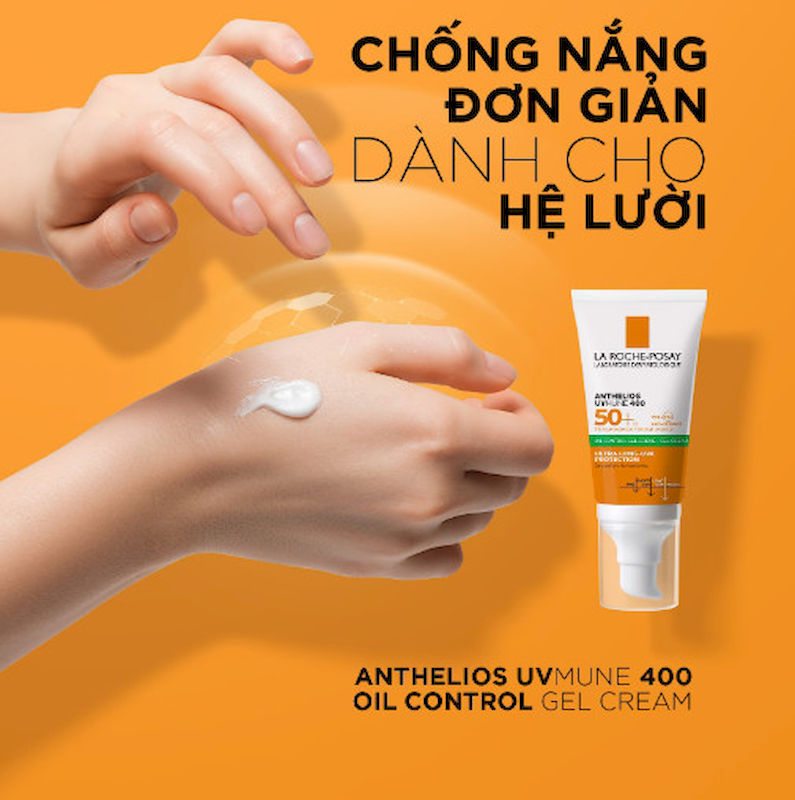 Kem Chống Nắng La Roche-Posay Gel Cream Oil Control 50ml 8 Kem Chống Nắng La Roche-Posay Gel Cream Oil Control 50ml