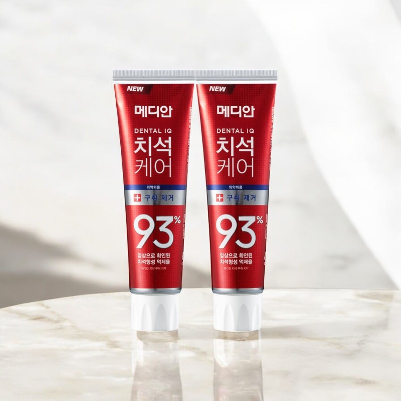 25244_kdr-93-do-phu-photoroom-2_20240924164535-4.jpg Kem Đánh Răng Median Màu Đỏ Dental IQ 93% Tartar Toothpaste Badbreath 120g - 8809585101421