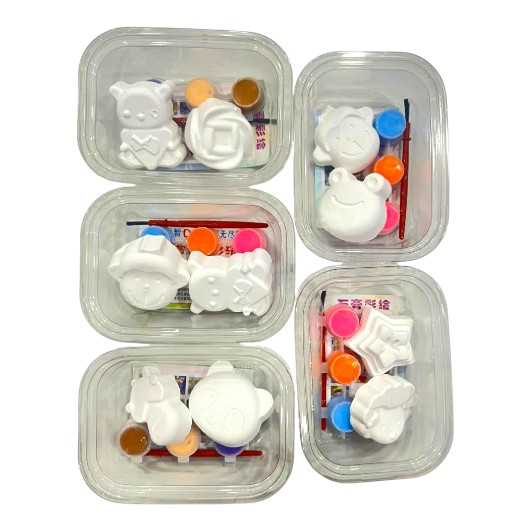 Combo 5 Hộp Tượng Mini Tô Màu Cho Bé 7 Combo 5 Hộp Tượng Mini Tô Màu Cho Bé