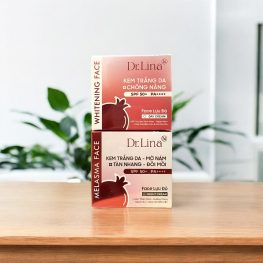 Combo Kem Dưỡng Trắng Da Mặt Dr.Lina Lựu Đỏ Ngày Đêm 25g Hỗ Trợ Trắng Da Mờ Nám
