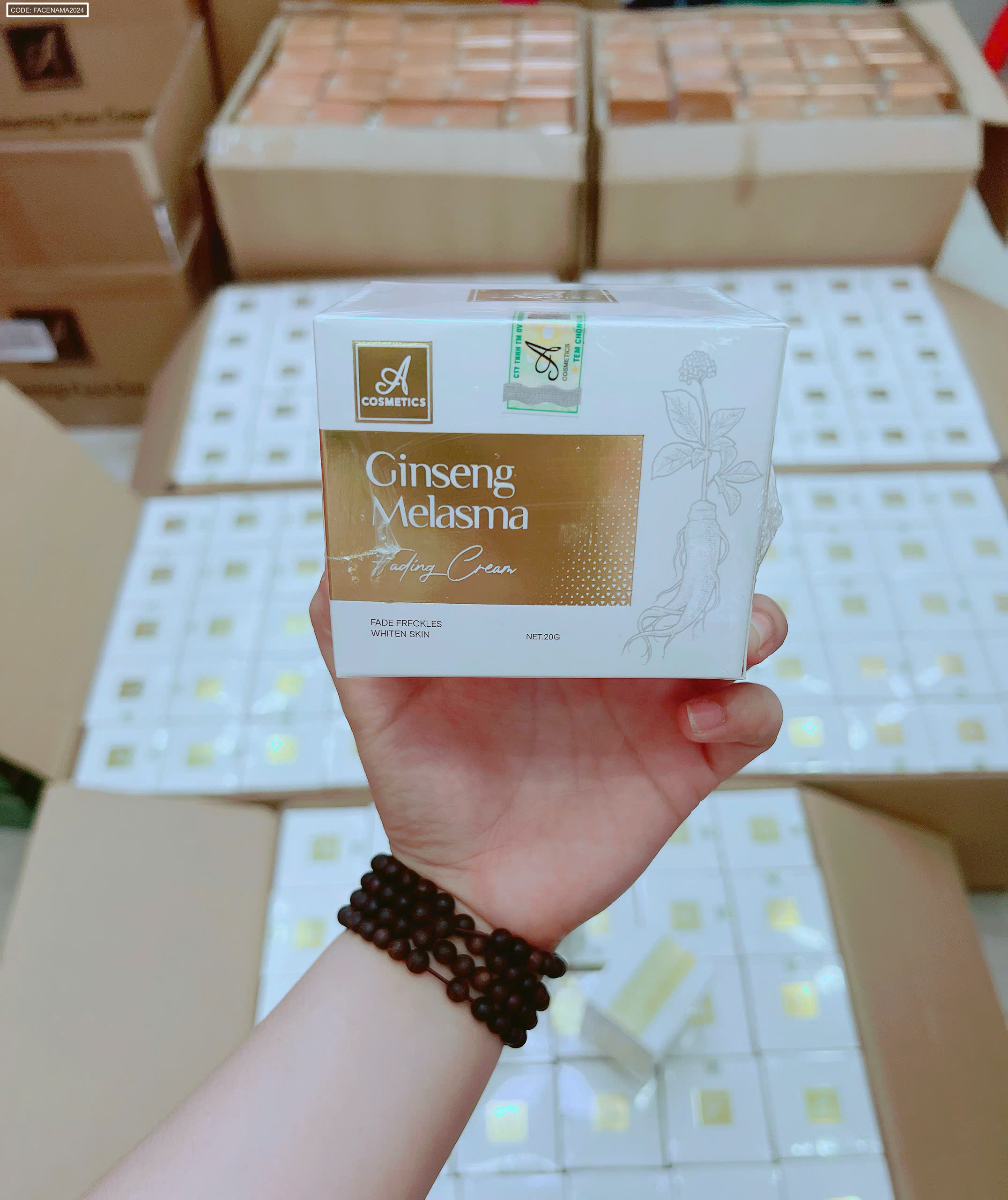 25361_z7079937146853-90a072f663b003f97a93f442ebcd6e6e_20251110214424.png Kem Face Nám Nhân Sâm Ginseng Melasma A Cosmetics 2024 Mỹ Phẩm Phương Anh - FACENAMA2024