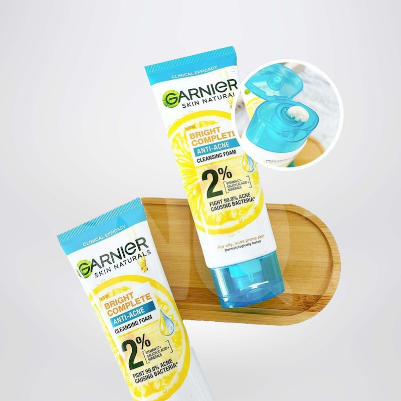 25380_3-74_20241008104851-2.png Sữa Rửa Mặt Garnier Ngừa Mụn Sáng Da Bright Anti-Acne 100ml - 8994993018222