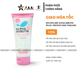 Sữa Rửa Mặt Alpha Arbutin 3 Plus+ Precious Skin Thái Lan 120ml - 8858831008311