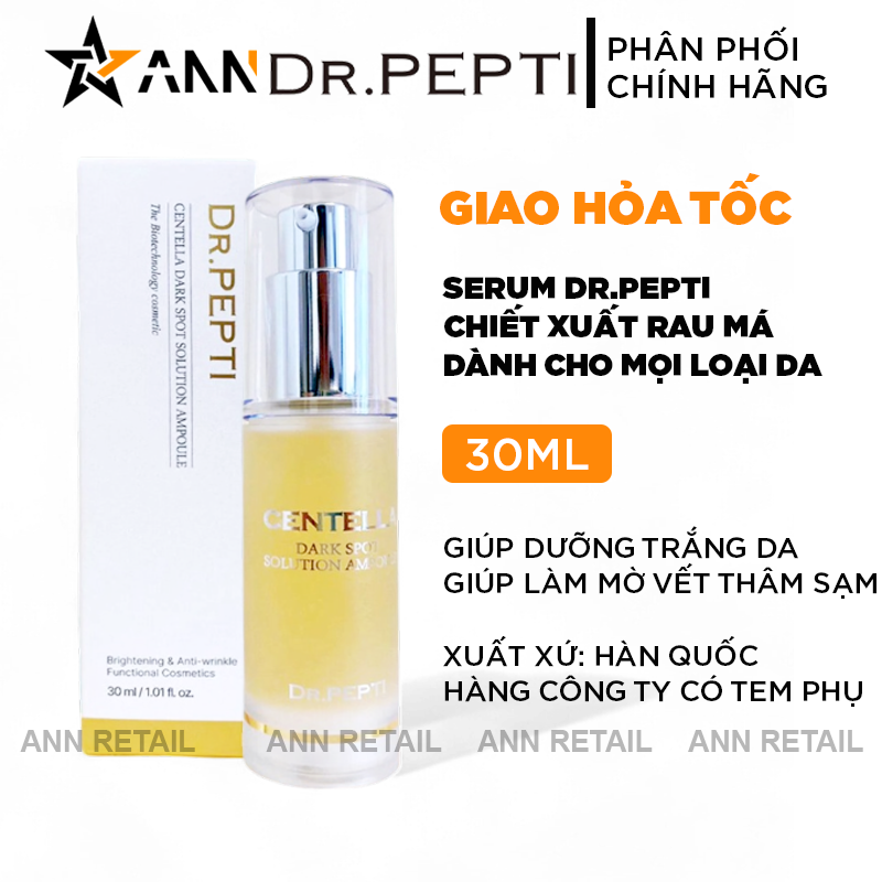 25450_bia-serum_20241016163934-2.png Serum Dr.Pepti Hàn Quốc Chiết Xuất Rau Má Centella Dark Spot Solution Ampoule 30ml - 8809610271440