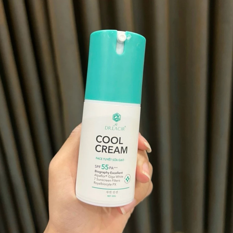 25470_kem-face-ngay-dr-lacir-phu-photoroom_20241019093011-2.png Kem Chống Nắng Dr Lacir Cool Cream Face Tuyết Sữa Gạo Dưỡng Trắng Da Ban Ngày 50g - 8938528007473