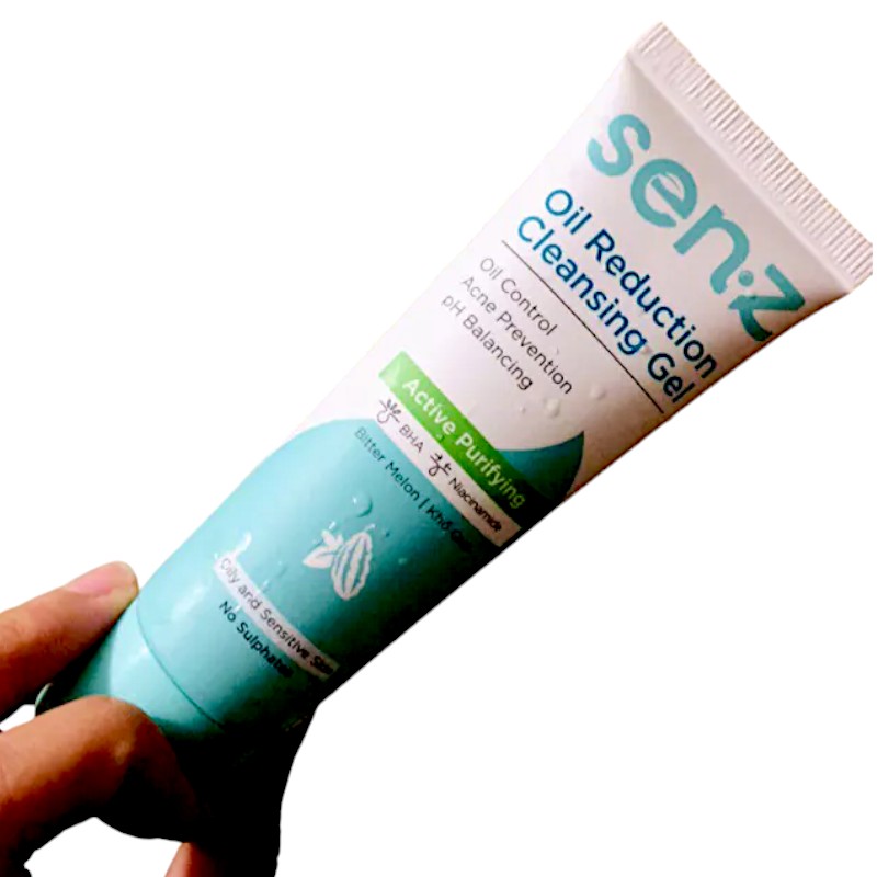 Sữa Rửa Mặt Senz Aqua Boost Cleansing Gel Chiết Xuất Khổ Qua 150ml - Sữa Rửa Mặt Cho Da Dầu Mụn 7 Sữa Rửa Mặt Senz Aqua Boost Cleansing Gel Chiết Xuất Khổ Qua 150ml - Sữa Rửa Mặt Cho Da Dầu Mụn