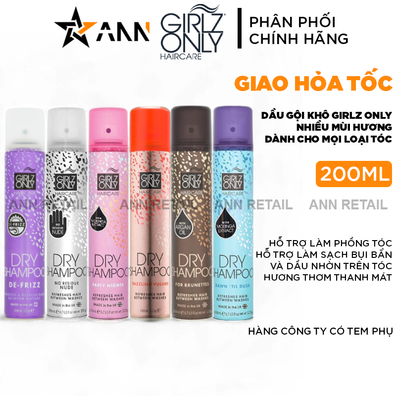25501_6_20241024160316-2.png Dầu Gội Khô Girlz Only Anh Quốc 200ml Nhiều Mùi Hương - DGKGAQ