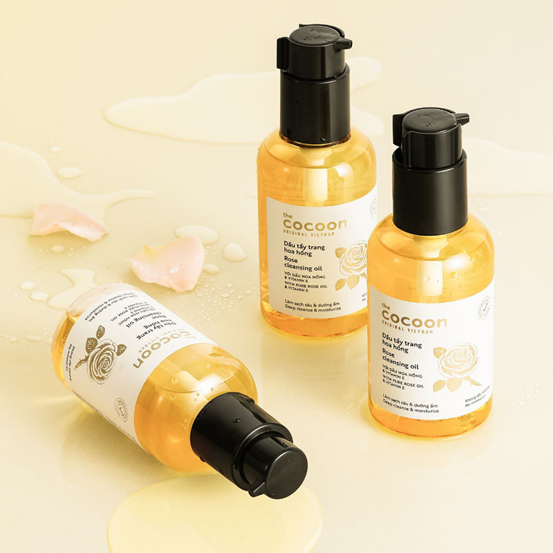 Dầu Tẩy Trang Hoa Hồng Cocoon 140ml 10 Dầu Tẩy Trang Hoa Hồng Cocoon 140ml