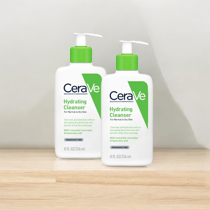 Sữa Rửa Mặt Cerave Hydrating Cleanser Xanh Lá Nhỏ 236ml - Dành Cho Da Thường Đến Da Khô 7 Sữa Rửa Mặt Cerave Hydrating Cleanser Xanh Lá Nhỏ 236ml - Dành Cho Da Thường Đến Da Khô