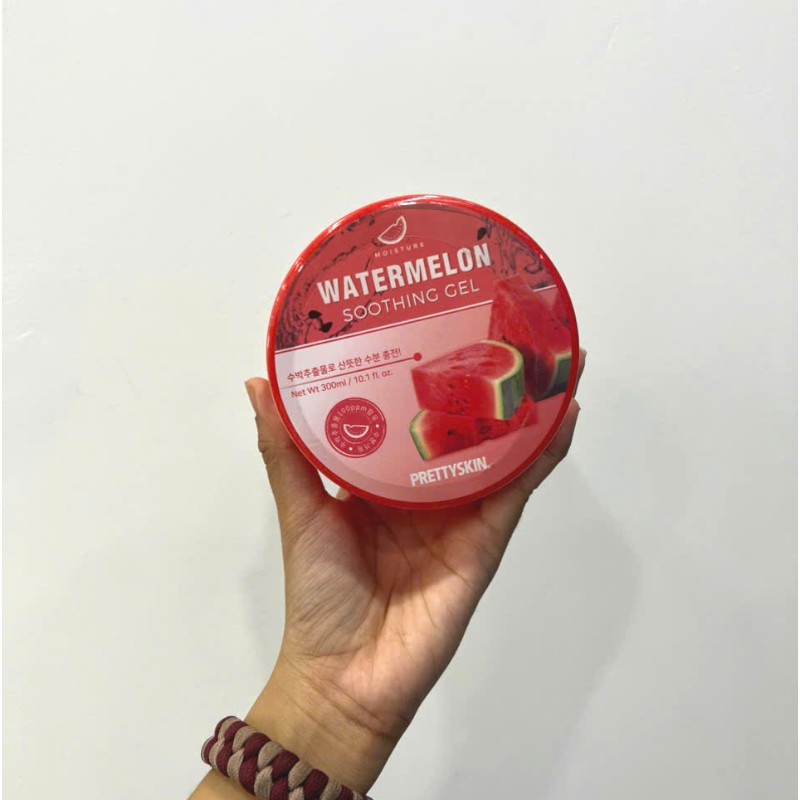 Gel Dưỡng Da Đa Năng Prettyskin Dưa Hấu Watermelon Soothing Gel 300ml 9 Gel Dưỡng Da Đa Năng Prettyskin Dưa Hấu Watermelon Soothing Gel 300ml