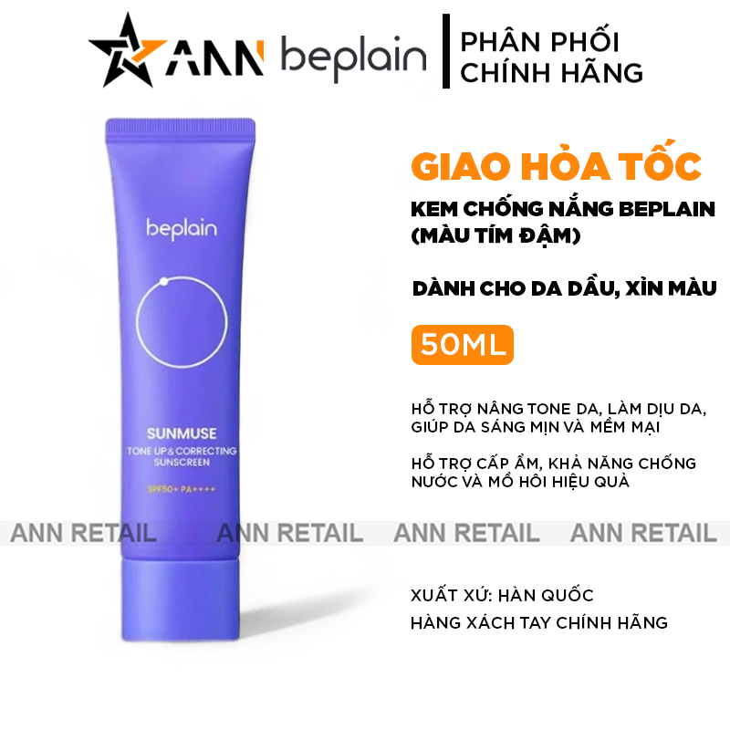 25622_khung-shopee-ann-retail-moi-0410-recovered_20241106122218-1.png Kem Chống Nắng Beplain Sunmuse Tone Up Màu Tím Đậm - Dành Cho Da Dầu Xỉn Màu 50ml - 8809623941972