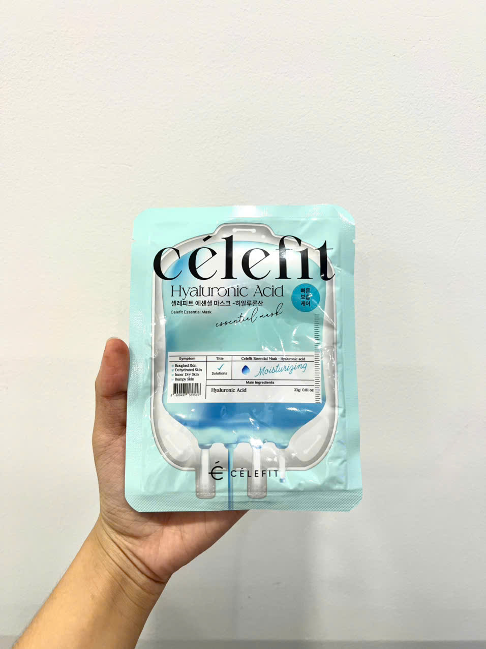 Mặt Nạ Cấp Ẩm Celefit Essential Mask Hyaluronic Acid 23g 10 Miếng - Dành Cho Da Khô Thiếu Ẩm 6 Mặt Nạ Cấp Ẩm Celefit Essential Mask Hyaluronic Acid 23g 10 Miếng - Dành Cho Da Khô Thiếu Ẩm