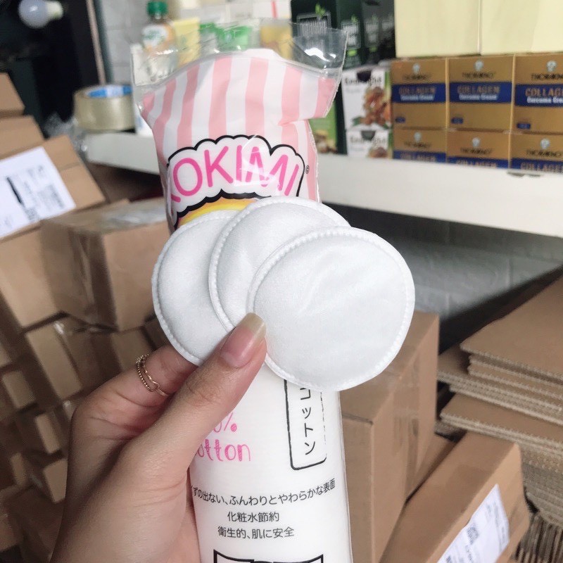 Bông Tẩy Trang Tròn Kokimi Mềm Mại - 155 Miếng 6 Bông Tẩy Trang Tròn Kokimi Mềm Mại - 155 Miếng