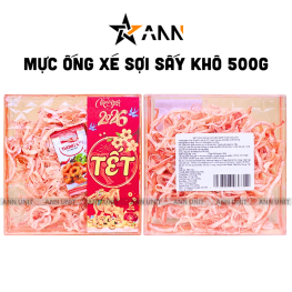 Hộp Mực Sợi Sấy Khô Ngôi Sao Lớn 400g Hộp Quà Tết 2026 - MXSHDHNSL400