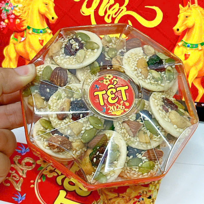 Bảng giá sỉ hộp Bánh Đồng Tiền Việt Quất Bác Giác 170G Hộp Tết 5 Bảng giá sỉ hộp Bánh Đồng Tiền Việt Quất Bác Giác 170G Hộp Tết