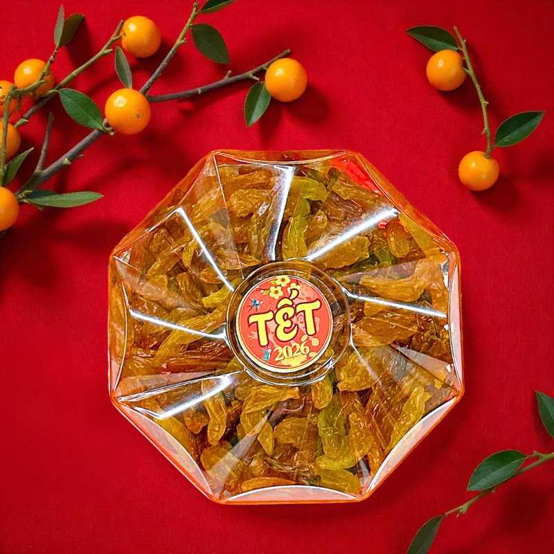 Hộp Nho Vàng Bát Giác 250G Hộp Quà Tết 2026 6 Hộp Nho Vàng Bát Giác 250G Hộp Quà Tết 2026