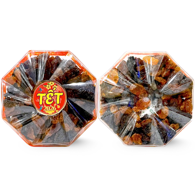 Hộp Nho Chile Bát Giác 250G Hộp Quà Tết 2026 6 Hộp Nho Chile Bát Giác 250G Hộp Quà Tết 2026