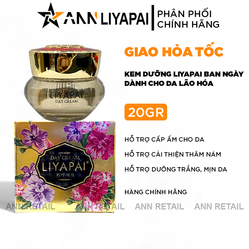 25787_1_20241119110526-1.png Kem Face Liyapai Day Cream Dưỡng Da Ban Ngày Dành Cho Da Nám Tàn Nhang 20g - 4719855220537