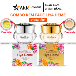 Combo Kem Face Liya Deme Dưỡng Da Ban Ngày & Ban Đêm Dành Cho Da Lão Hóa 20g Phiên Bản Mới - CKFLND