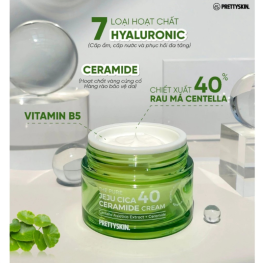 Kem Dưỡng Trắng Da Prettyskin The Pure Chiết Xuất Rau Má Ceramide Cream 52ml