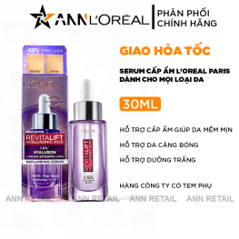 Serum Loreal Paris Revitalift Hyaluronic Acid 1.5% Hyaluron Cấp Ẩm Sáng Da 30ml - 6923700966701