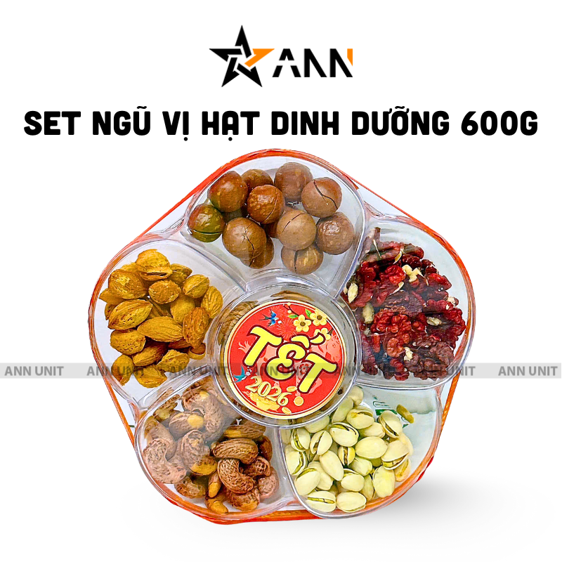 Sỉ set Hộp Mix Hạt 6 Vị (Hạt Điều Rang Muối, Quả Óc Chó Vàng, Quả Óc Chó Đỏ, Macca, Hạt Dẻ Cười, Hạnh Nhân Rang Bơ) Bông Mai 600G Hộp Tết 1 Sỉ set Hộp Mix Hạt 6 Vị (Hạt Điều Rang Muối, Quả Óc Chó Vàng, Quả Óc Chó Đỏ, Macca, Hạt Dẻ Cười, Hạnh Nhân Rang Bơ) Bông Mai 600G Hộp Tết