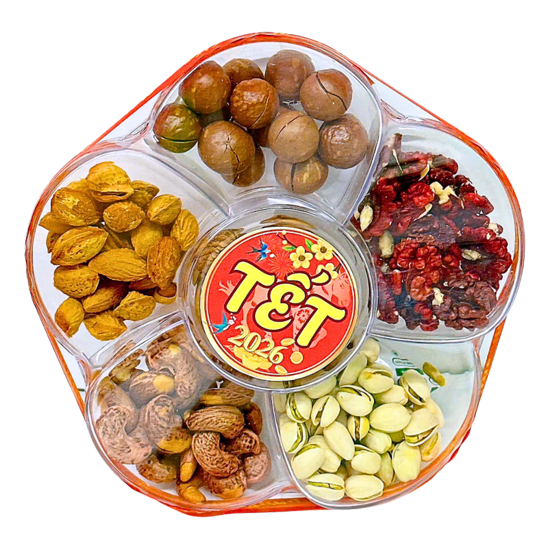 Sỉ set Hộp Mix Hạt 6 Vị (Hạt Điều Rang Muối, Quả Óc Chó Vàng, Quả Óc Chó Đỏ, Macca, Hạt Dẻ Cười, Hạnh Nhân Rang Bơ) Bông Mai 600G Hộp Tết 10 Sỉ set Hộp Mix Hạt 6 Vị (Hạt Điều Rang Muối, Quả Óc Chó Vàng, Quả Óc Chó Đỏ, Macca, Hạt Dẻ Cười, Hạnh Nhân Rang Bơ) Bông Mai 600G Hộp Tết