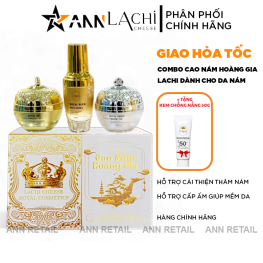 Combo Cao Nám Hoàng Gia Lachi (Serum + Kem Face Ban Ngày + Kem Face Ban Đêm) Giúp Mờ Nám Trắng Da - 8936206760368