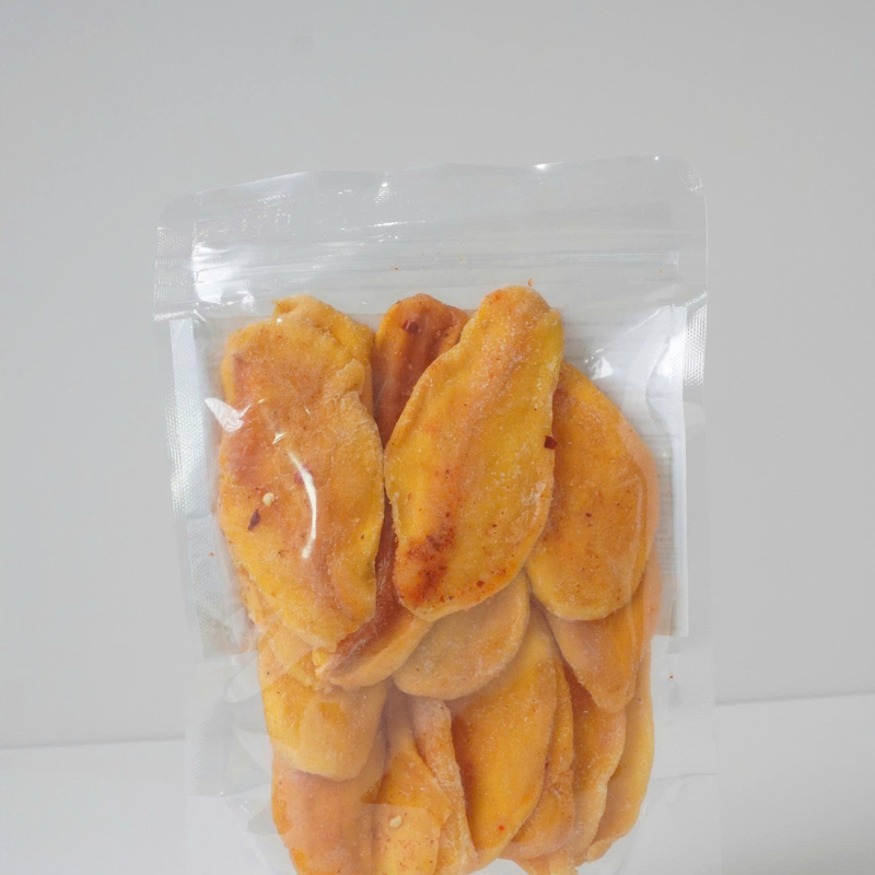 Xoài Sấy Muối Ớt Túi Zip 300g 7 Xoài Sấy Muối Ớt Túi Zip 300g