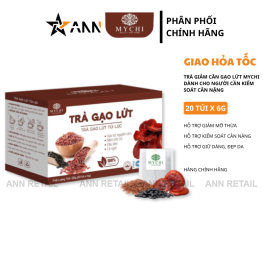 Trà Gạo Lứt Mychi 120g - Hộp 20 Túi x 6g - 8938524452437