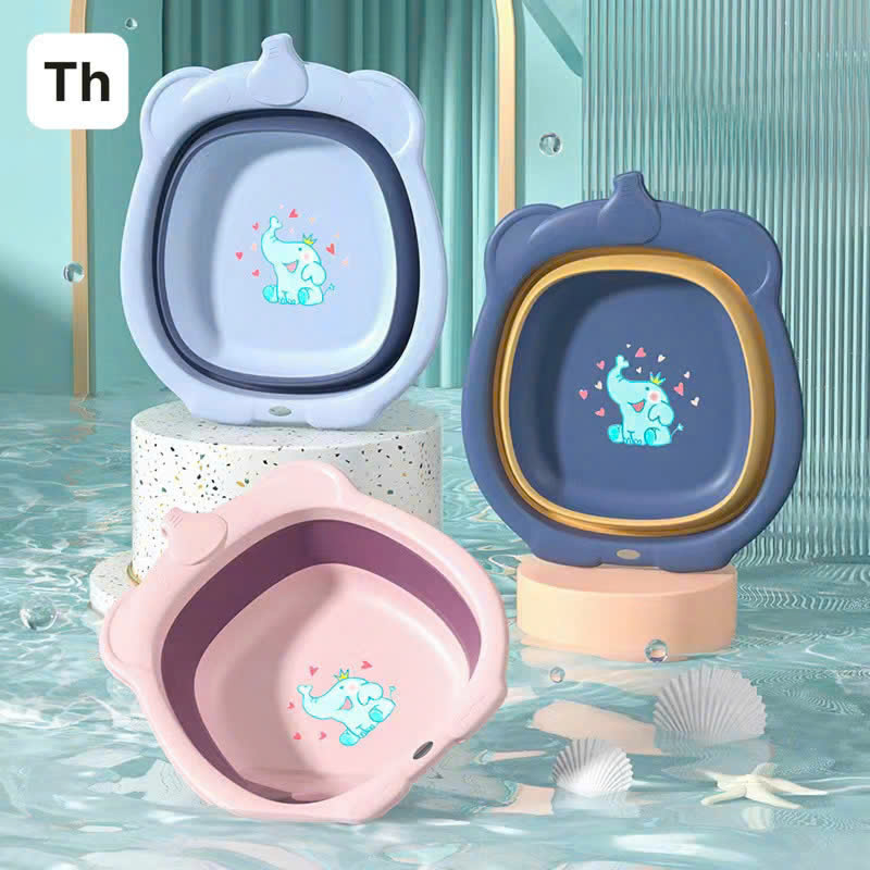 Chậu Gấp Gọn Hình Con Voi - Chậu Rửa Mặt Gấp Gọn Bằng Nhưa An Toàn Cho Bé 31,3×27,1×8,8cm 9 Chậu Gấp Gọn Hình Con Voi - Chậu Rửa Mặt Gấp Gọn Bằng Nhưa An Toàn Cho Bé 31,3×27,1×8,8cm