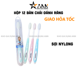 Hộp 12 Bàn Chải Đánh Răng - Bàn Chải Vệ Sinh Răng Miệng - 12BCDR