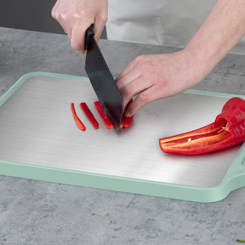 Sỉ thớt Kháng Khuẩn 2 Mặt Inox 304 & Nhựa PP Chống Ẩm Mốc Không Gỉ 30.5x39.5x1.5cm 8 Sỉ thớt Kháng Khuẩn 2 Mặt Inox 304 & Nhựa PP Chống Ẩm Mốc Không Gỉ 30.5x39.5x1.5cm