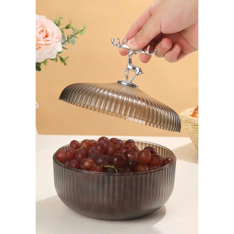 Hộp Đựng Mứt Tết - Hộp Hình Hươu Đựng Bánh Kẹo Hoa Quả Bằng Nhựa Cao Cấp 17x12cm 6 Hộp Đựng Mứt Tết - Hộp Hình Hươu Đựng Bánh Kẹo Hoa Quả Bằng Nhựa Cao Cấp 17x12cm