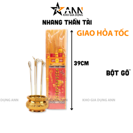 Túi Nén Nhang Thần Tài Thái Lan Nhập Khẩu - Hương Sạch Cuộn Tàn Đồng Xu 39cm - NNTTTL