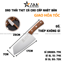 Dao Thái Thịt Cá Cao Cấp - Dao Nhật Bản Siêu Sắc - DTTC01