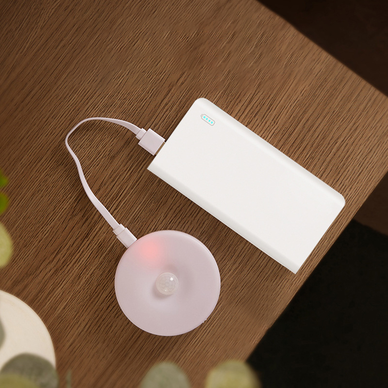 Đèn Ngủ Tròn - Đèn Led Cảm Ứng Chuyển Động Dán Tường 8,4x2cm 5 Đèn Ngủ Tròn - Đèn Led Cảm Ứng Chuyển Động Dán Tường 8,4x2cm