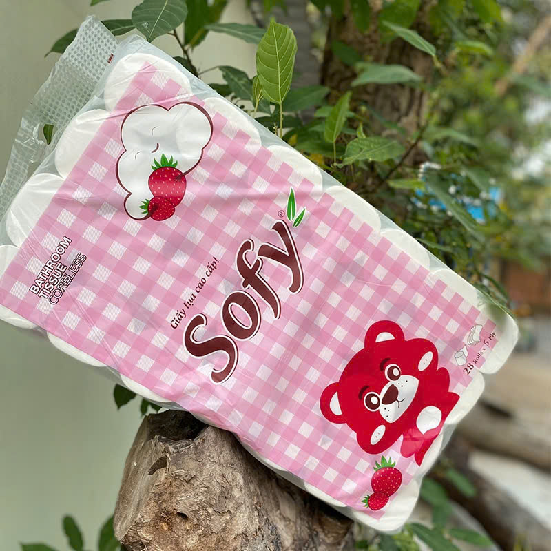 Set 28 Cuộn Giấy Vệ Sinh Sofy - Giấy Vệ Sinh Không Lõi Cao Cấp 5 Set 28 Cuộn Giấy Vệ Sinh Sofy - Giấy Vệ Sinh Không Lõi Cao Cấp