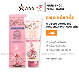 Kem Dưỡng Thể Body White Baby Skin Công Chúa Bạch Ngọc Liên 250g - Hỗ Trợ Dưỡng Sáng Da - 8936079451264