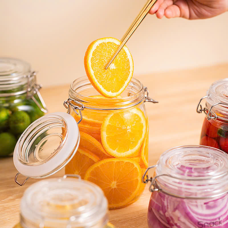 26140_z6390244286110-2c61002d34e93953f169da359b17b11e_20250315122616-2.jpg Combo 2 Hũ Thủy Tinh Tròn Nắp Cài Đựng Thực Phẩm - Lọ Thủy Tinh Đựng Đồ Khô 1200ml - 2HTT01